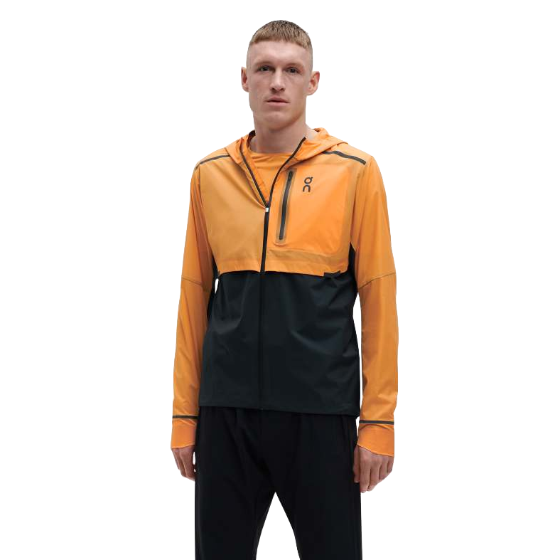 On Men's Weather Jacket - Mango/Navy