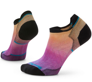 Smartwool Women's Run Zero Cushion Ombre Print Low Ankle Socks