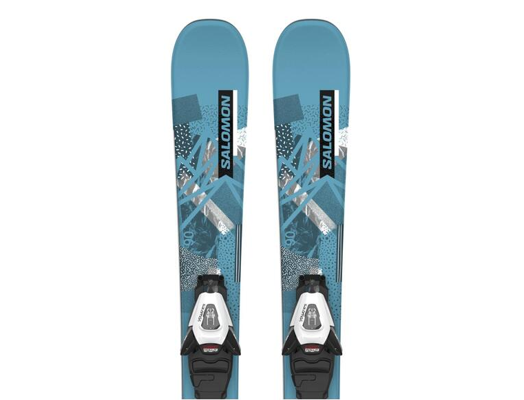 Salomon Junior QST XS Skis + C5 GW Bindings