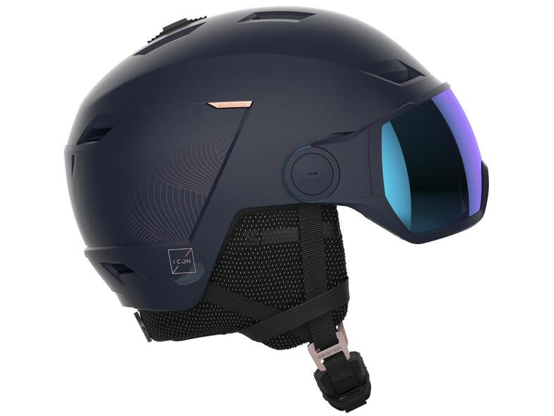Salomon Icon LT Visor Ski Helmet - Wisteria