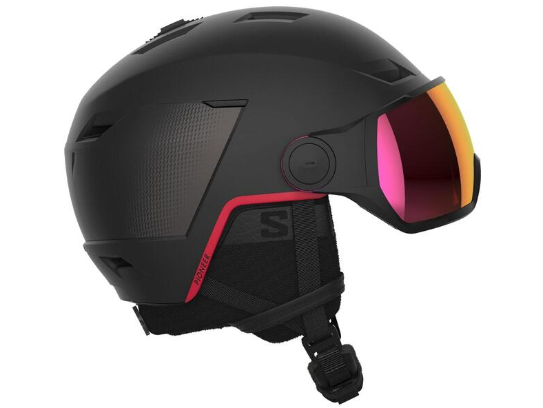 Salomon Pioneer LT Visor SIGMA Ski Helmet - Goji