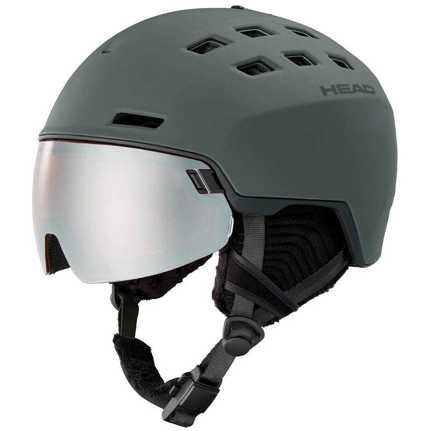 Head Radar Ski Visor Helmet - Nightgreen