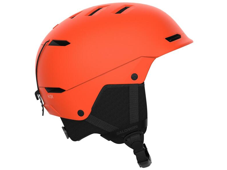 Salomon Junior Husk Ski Helmet - Neon Orange