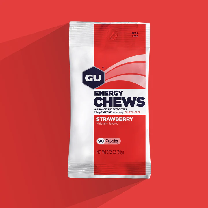 GU Energy Chews (2 Serving) - Strawberry