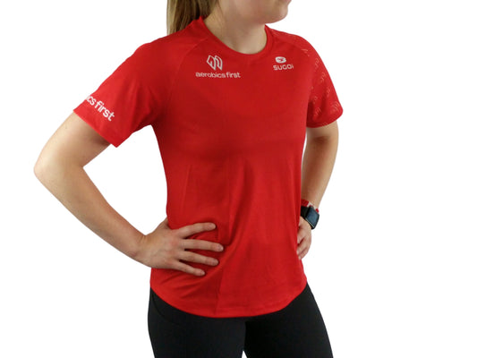 Aerobics First Sugoi Womens Polka Dot Turbo Tee