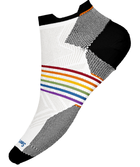 Smartwool Run Zero Cushion Pride Rainbow Low Ankle Socks